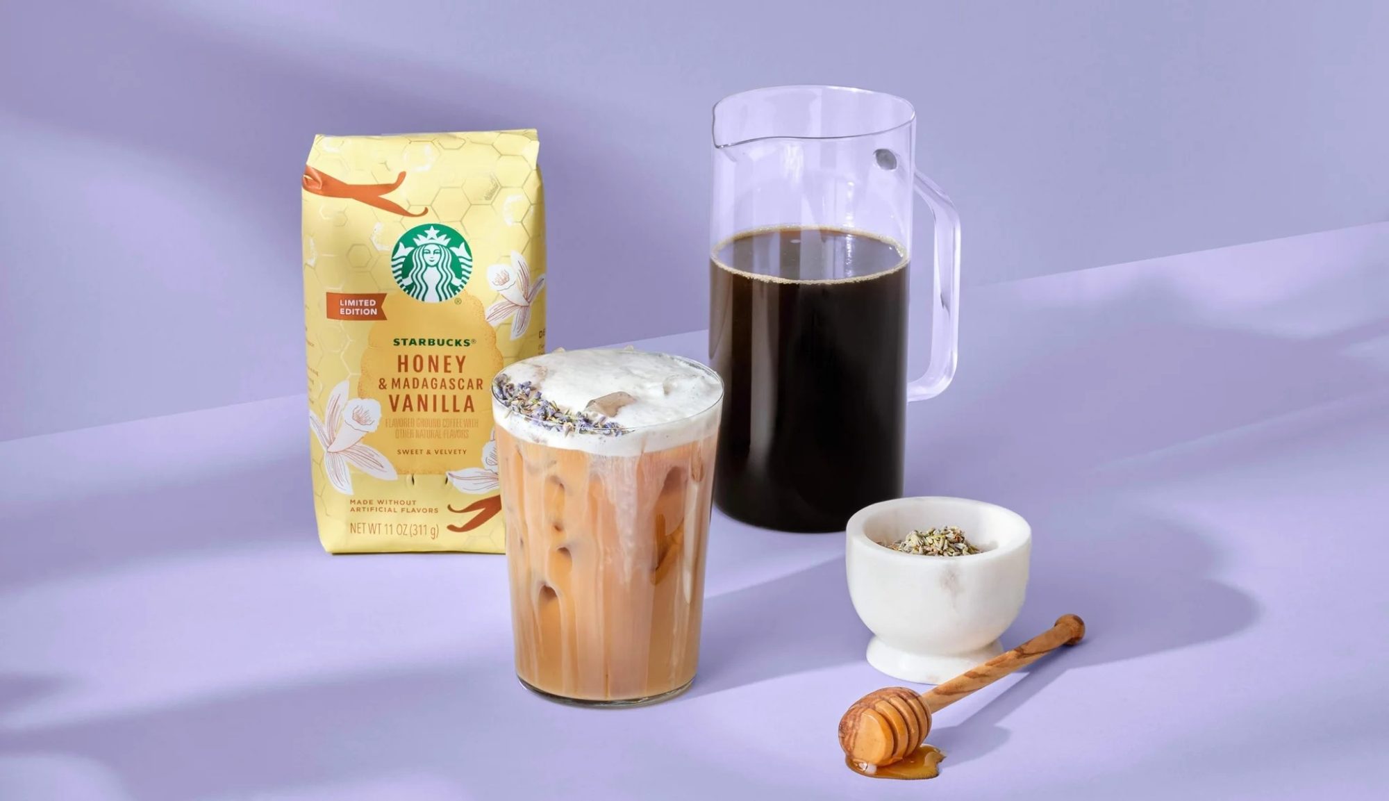 Starbucks Honey Lavender Iced Coffee​ Recipes 2000x1153 - Starbucks Honey Lavender Iced Coffee​ Recipe