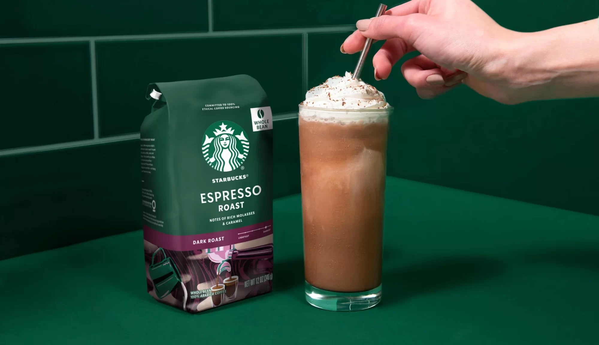 An easy to follow recipe for making a delicious cup of coffee with instructions on preparing the perfect blend using Starbucks coffee.