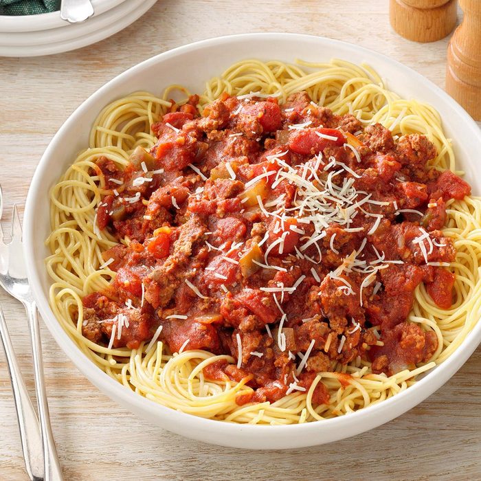 Meaty Spaghetti Sauce Recipe