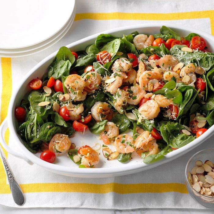 Shrimp Scampi Spinach Salad EXPS SDAM17 100058 B12 08 3b 51 - Recipes